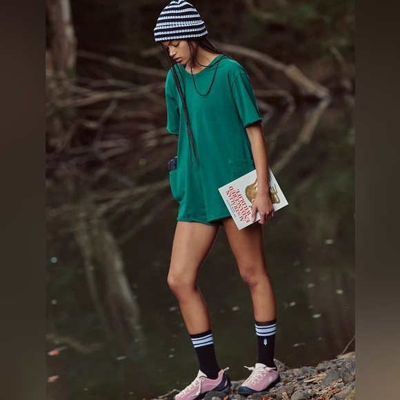 Free People Hot Shot Tee Romper🌲 - Picture 2 of 7